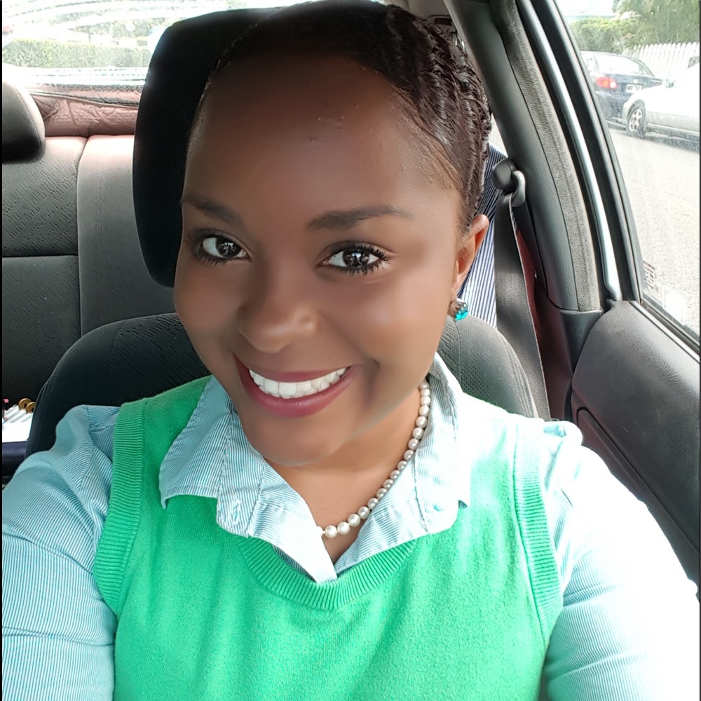 Green sweater vest